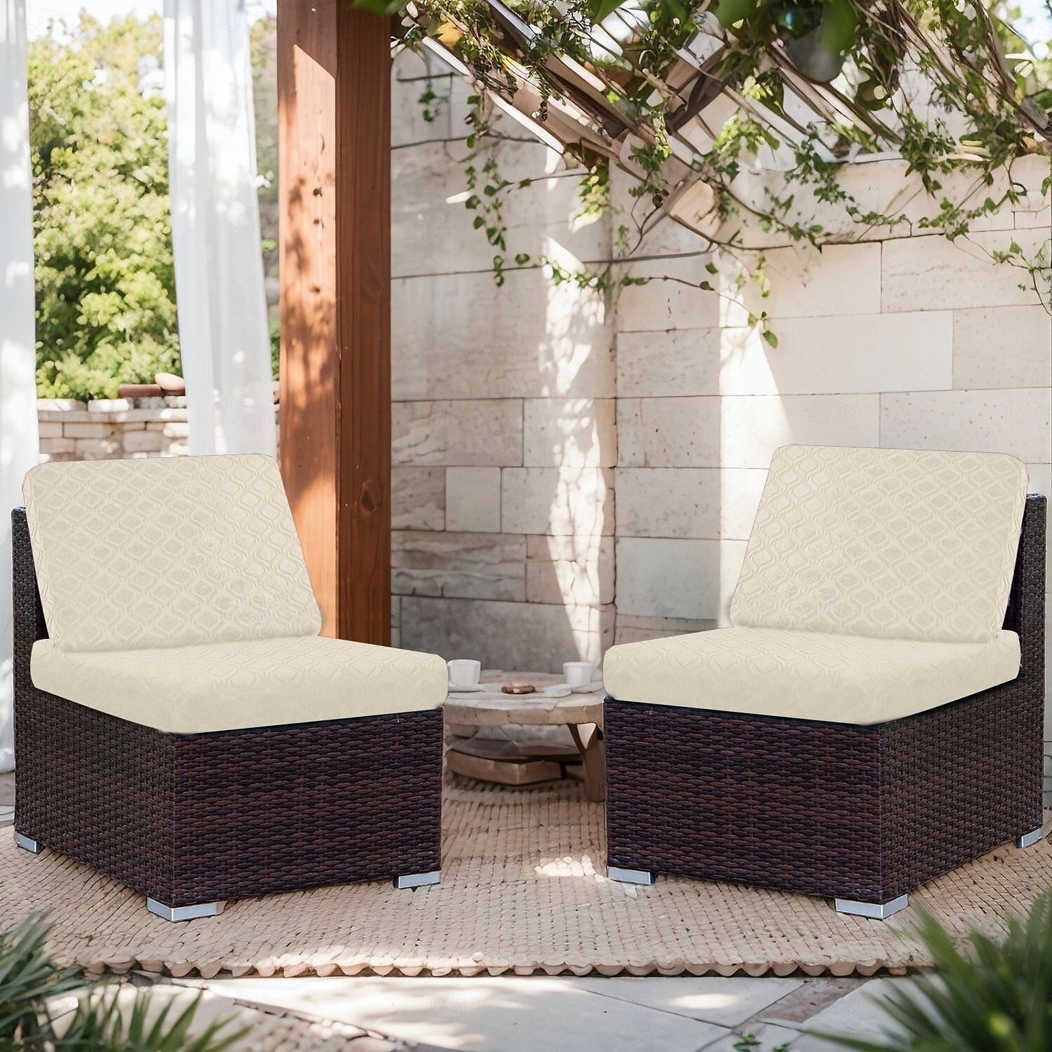 wasserdichte Terrassen-Sofakissenhülle, wetterfester Sofasitzschutz, tier- und kratzfester Möbelbezug 2026 - $23.99 –P6