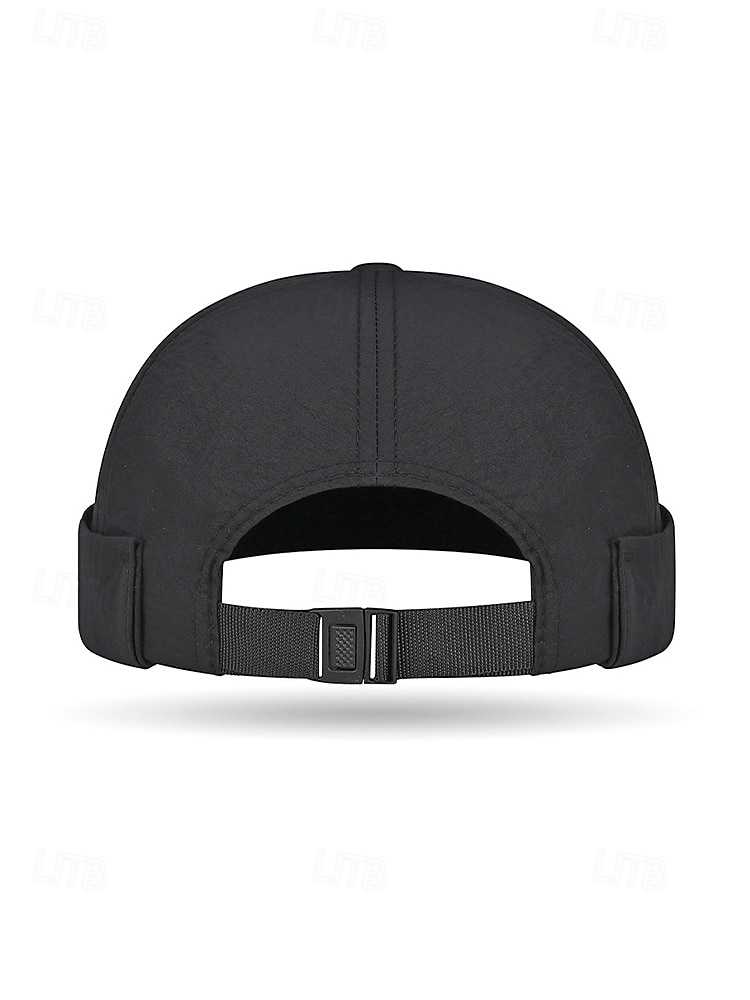 Cappello senza tesa da uomo in tessuto ad asciugatura rapida: taglia regolabile, opzioni multicolore, elegante e comodo, ideale per l'uso quotidiano casual e per i viaggi all'aperto del 2026 a $11.99 –P7