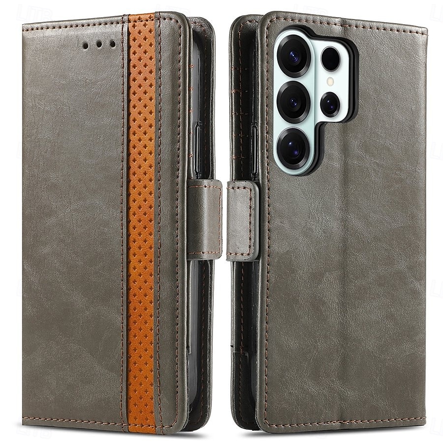 Phone Case For Samsung Galaxy S26 S26 Plus S26 Ultra Wallet Case Flip Cover with Wrist Strap Kickstand Retro TPU PU Leather 2026 - $15.99 –P4