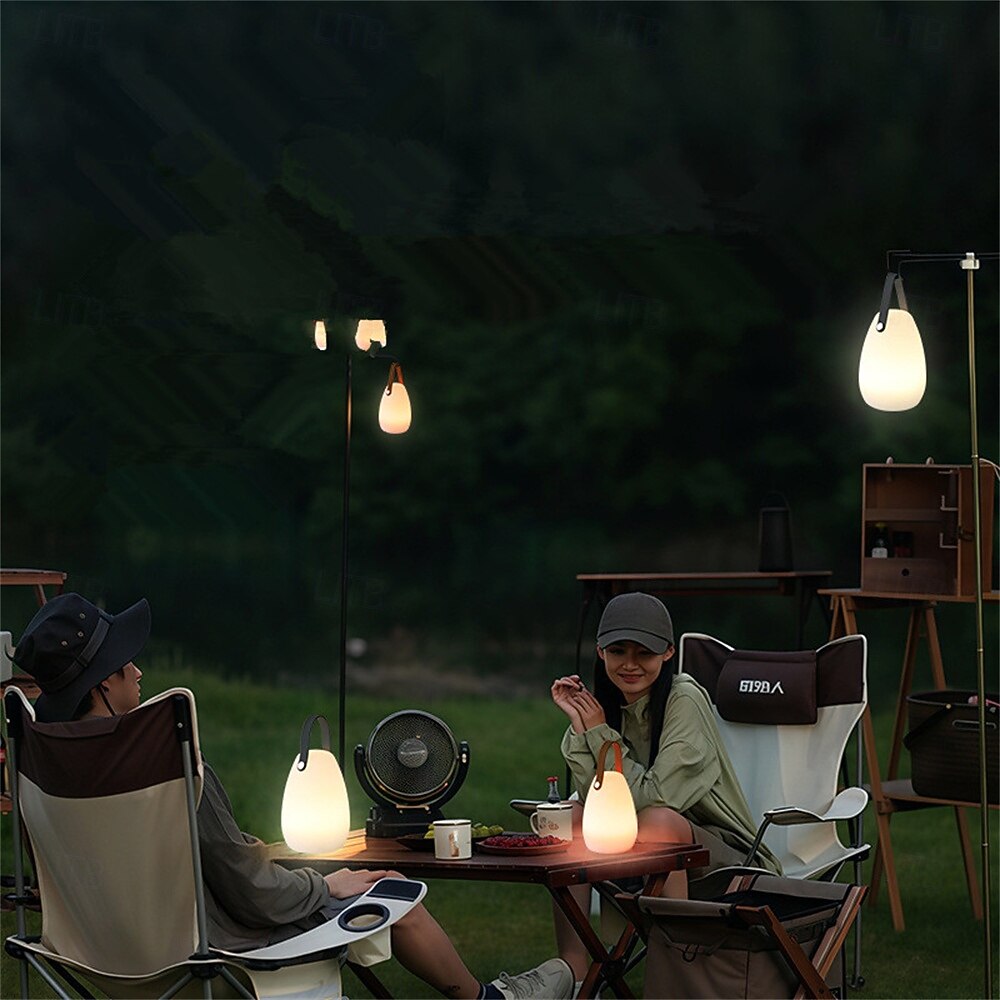 Recharge Colorful Portable Remote Control RGB LED Outdoor Waterproof Camping Book Lamp Atmosphere Light Party Decoration Light 2026 - $35.99 –P2