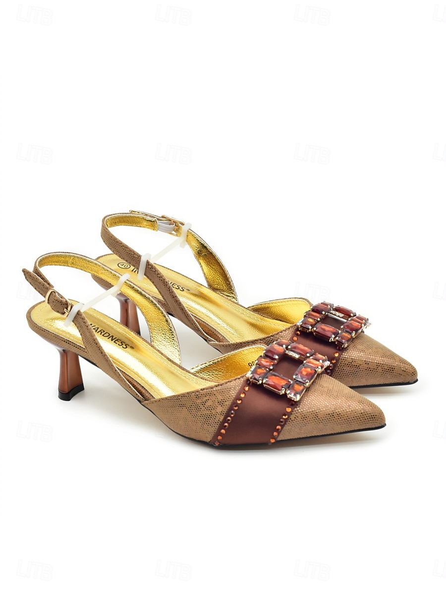 fioletowy satynowy zestaw damski z obcasem i pasującą torebką - elegancki zestaw z paskiem na pięcie, idealny dla matek wybierających się na miejskie wesela 2026 - $94.99 –P6