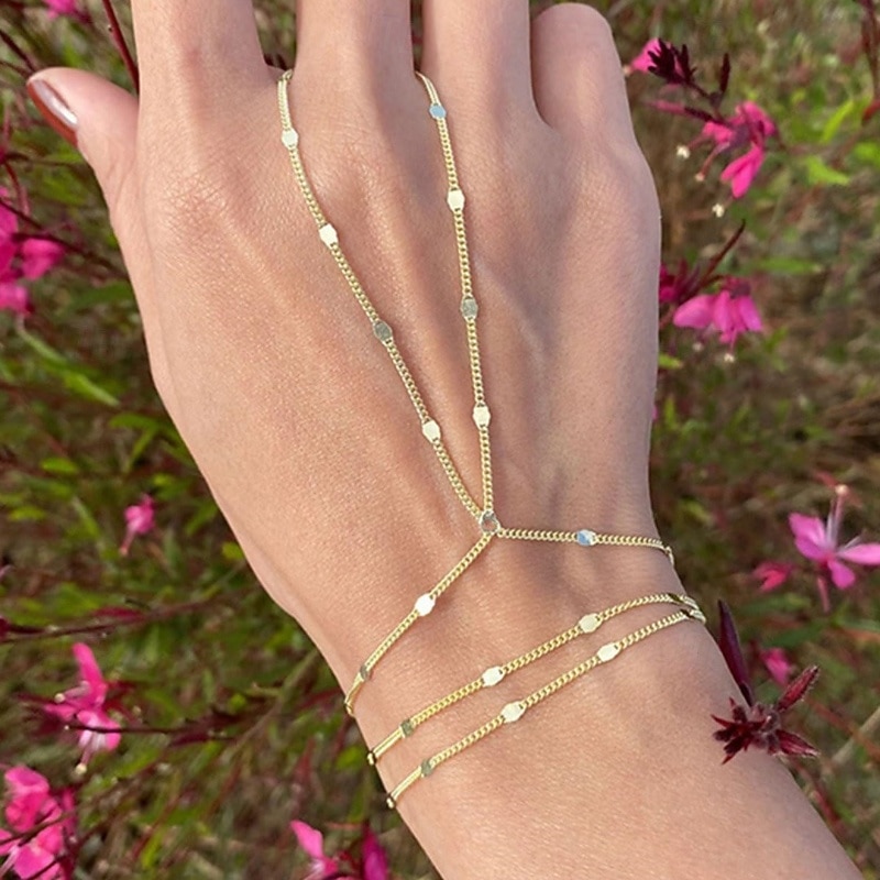 Layered Thick Chain Vintage Theme Fashion Alloy Bracelet Jewelry Silver / Gold For Daily Gift Holiday 2026 - $2.49 –P2
