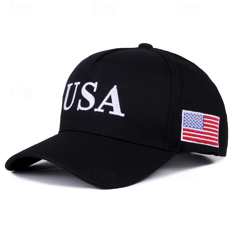 vlastenecká baseballová čepice s výšivkou americké vlajky, nastavitelná tátová čepice pro muže a ženy, venkovní sluneční klobouk, 4. července, Den nezávislosti, 250. výročí, Den památky 2026 - $16.99 –P9