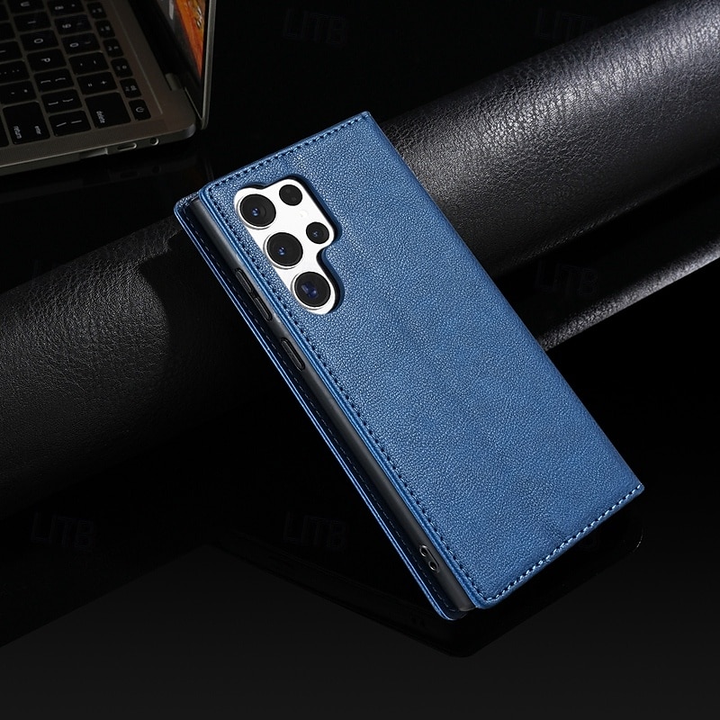 Phone Case For Samsung Galaxy S26 S26 Plus S26 Ultra Wallet Case Flip Cover Magnetic Full Body Protective Kickstand Retro PU Leather 2026 - $18.99 –P12