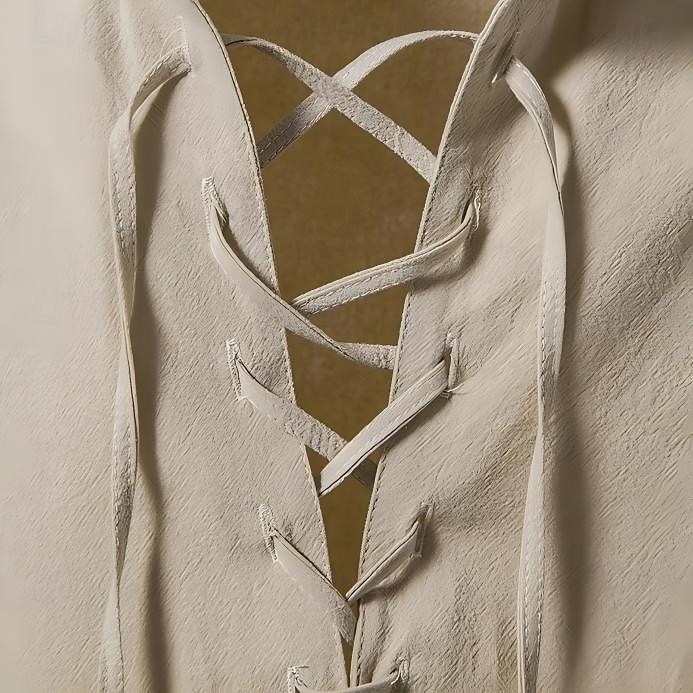 Medievale Rinascimento Camicia Tunica Lunghe Pirata Vichingo Costume Per uomo Vichingo Costumi da pirata Halloween Carnevale Performance LARP Fiera Rinascimentale Adulti Camicia del 2026 a $25.99 –P3