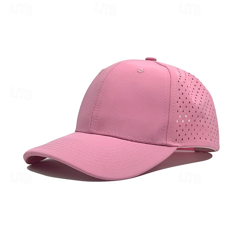 Casquette de Baseball Chapeau de soleil Casquette de tennis Unisexe Mancherons Casquette de Course Couleur Unie Protection solaire Évacuation de l'Humidité Respirant pour Tennis Base-ball Pickleball de 2026 ? $9.49 –P3