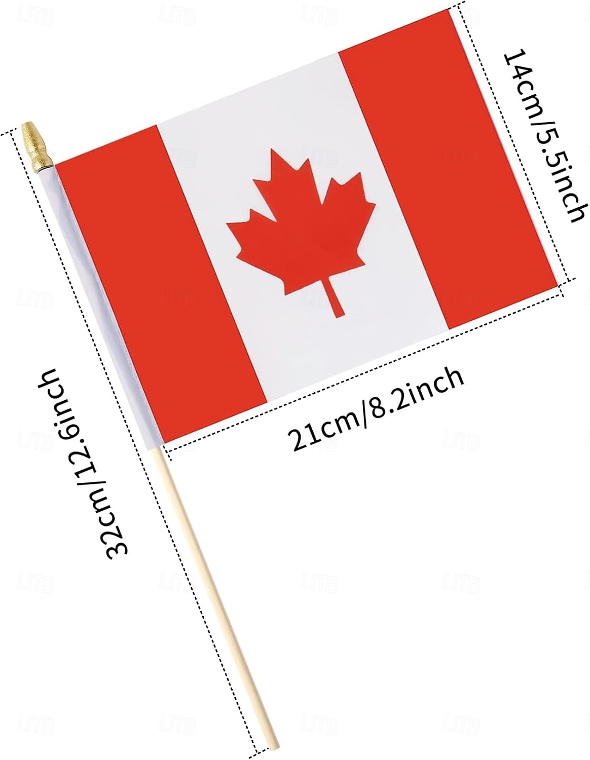 25Pack Small Canada Flag Handheld Mini Canadian Flag on Stick 5x8 Inch for Soccer World Summer Cup Match, Sports Events, Party Decorations, Fans Cheering 2026 - $16.99 –P2