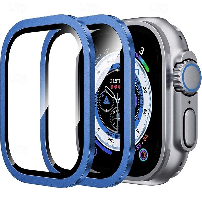 [Paquete de 4] Reloj Protector de pantalla Compatible con Apple Watch Ultra 49mm Cobertura máxima sensible al tacto Alta definición clara Vidrio Templado Accesorios Reloj 2026 - $17.99 –P4