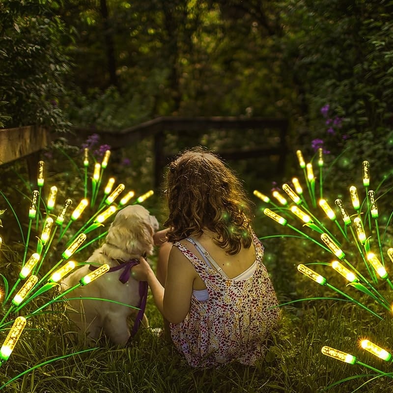 2 luces solares de exterior con forma de estaca de burbujas de 10 cabezas, impermeables, con LED oscilantes para jardín, patio, césped, camino, villa, fiesta, cumpleaños, vacaciones e iluminación de 2026 - $23.99 –P8
