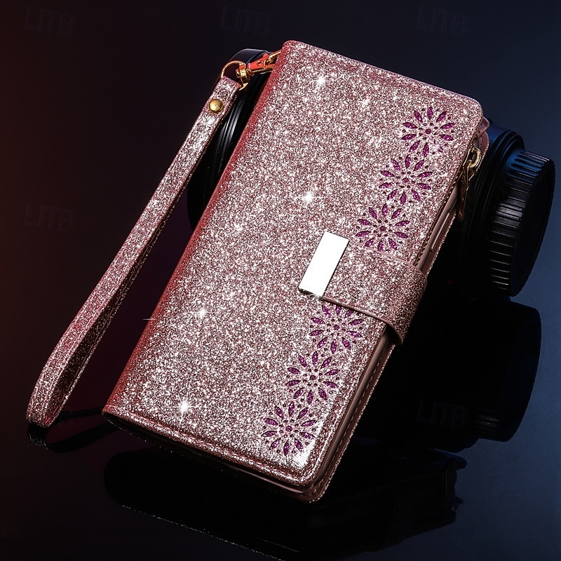 Phone Case For Samsung Galaxy S26 S26 Plus S26 Ultra Wallet Case Zipper Full Body Protective Kickstand Color Gradient sky PU Leather 2026 - $24.99 –P3