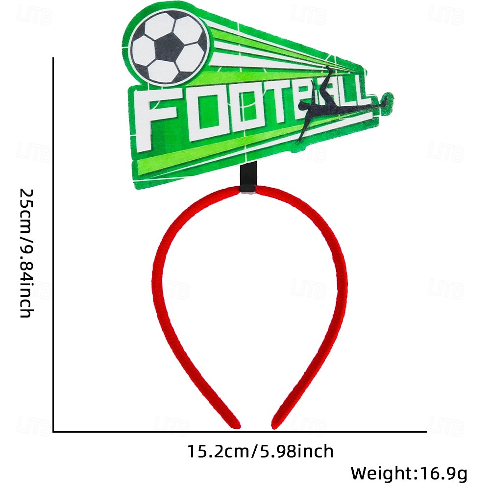 World Soccer Match 2026 Headband Football Soccer Funny & Reluctant Adults' Unisex Outdoor Match Dress Up 2026 - $17.49 –P11