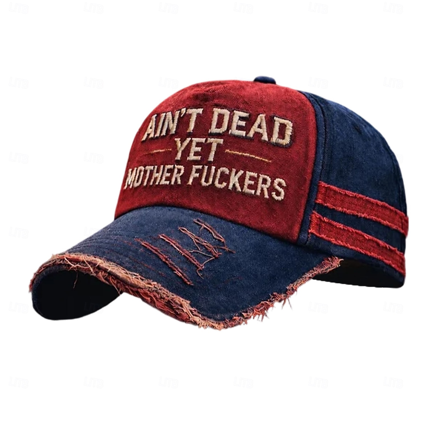 Cappellino da baseball ricamato "Ain't Dead Yet" per uomo e donna, cappellino vintage regolabile effetto invecchiato "Ain't Dead Yet Mother F*ckers", cappellino divertente e umoristico da papà, del 2026 a $21.99 –P11