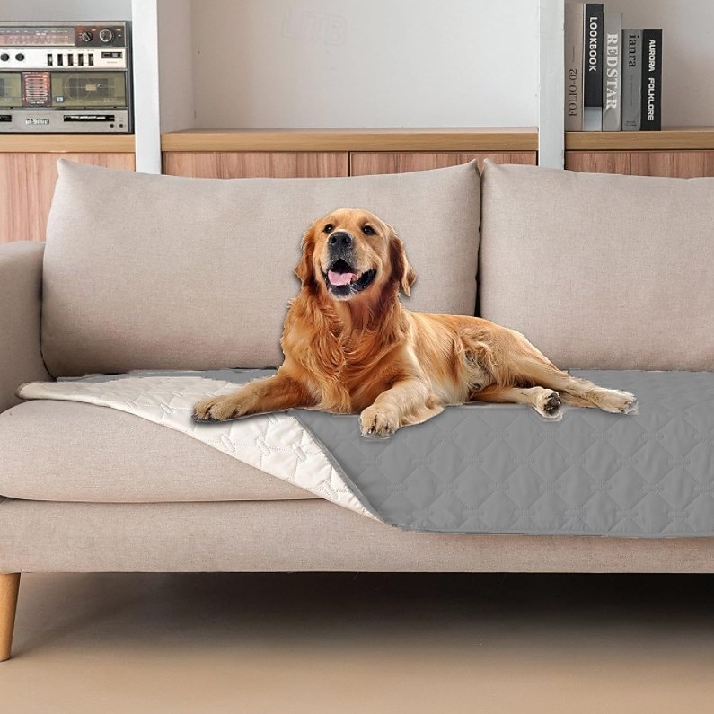 Waterproof Pet Blanket, Scratch Proof Furniture Protector for Dogs Cats, Reversible Cover  Dark Grey/Light Grey 2026 - $52.99 –P3