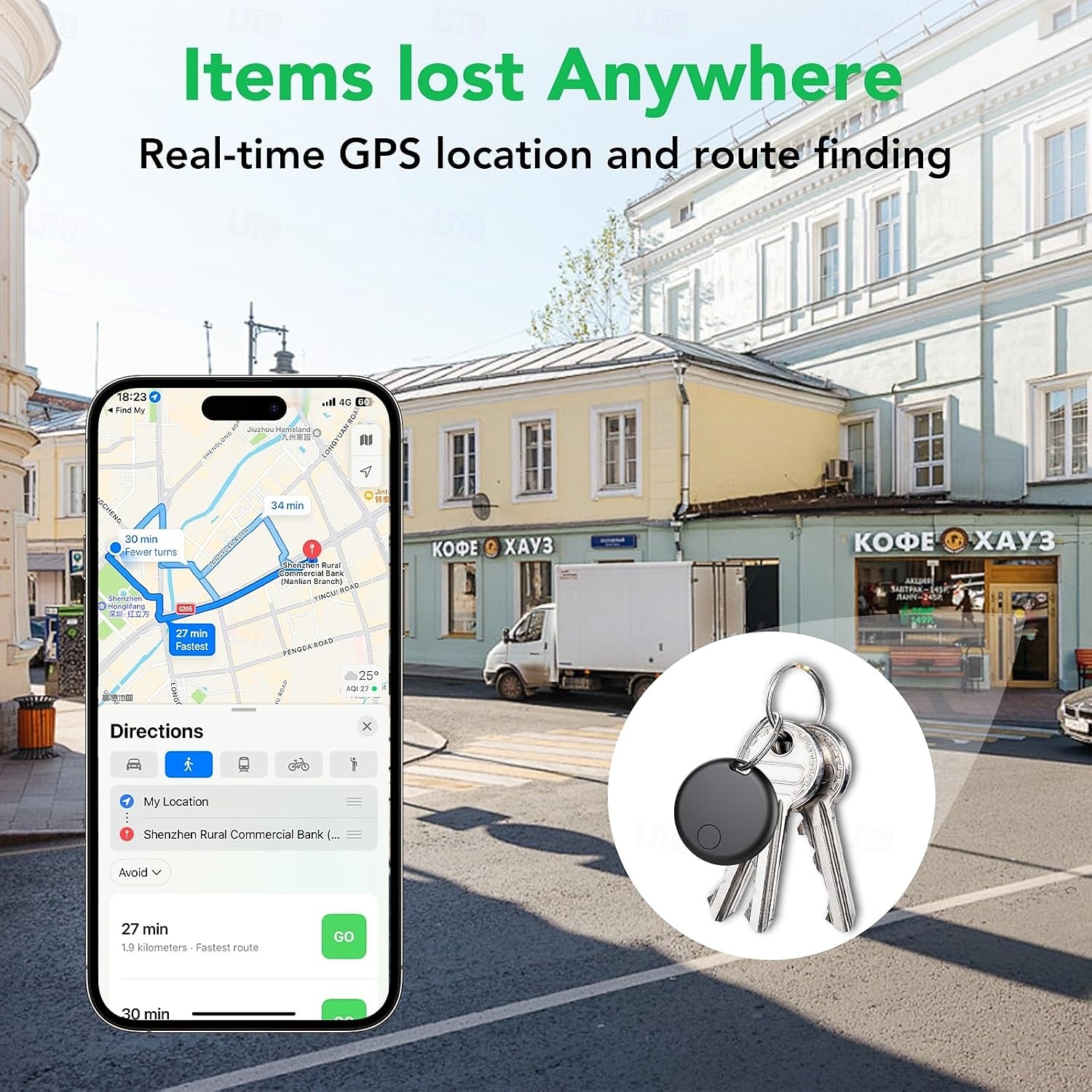 Air Tracker Tags 4Pack Smart Bluetooth Trackers, Item Locators Compatible with the Apple Find My App (iOS Only), Trakcer Tag Locators for Keys, Luggage, Shoulder Bags, and weTag mini 2026 - $75.99 –P4
