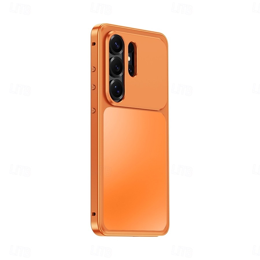 telefone Capinha Para Samsung Galaxy S26 Ultra Capa traseira Caso de Adsorção Magnética Proteção de corpo inteiro Antichoque Retro Metal de 2026 por $26.99 –P1