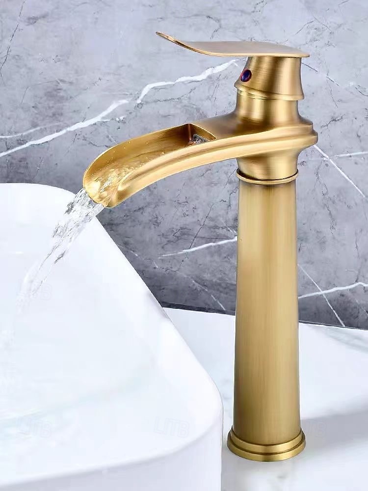 Ванная раковина кран - Классический Старая латунь Внешнее крепление Одной ручкой одно отверстиеBath Taps 2026 - kr.2347 –P15