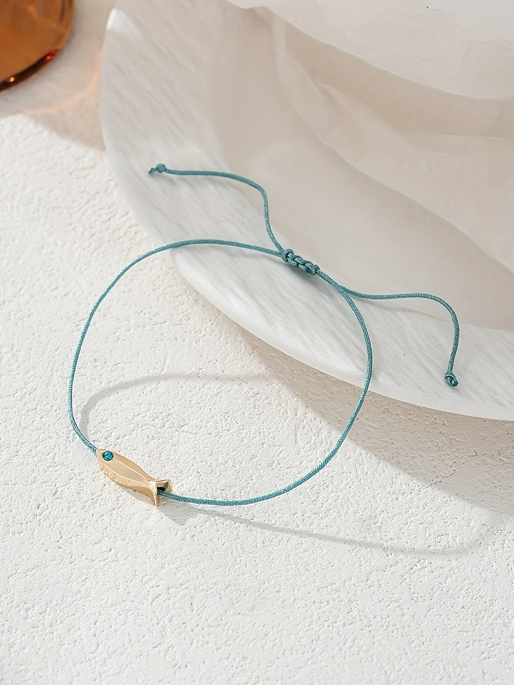 Dámský bohémský přívěsek na nohu s rybičkou – slitina, více barevných variant, ideální pro běžné nošení i plážovou dovolenou 2026 - $7.99 –P6