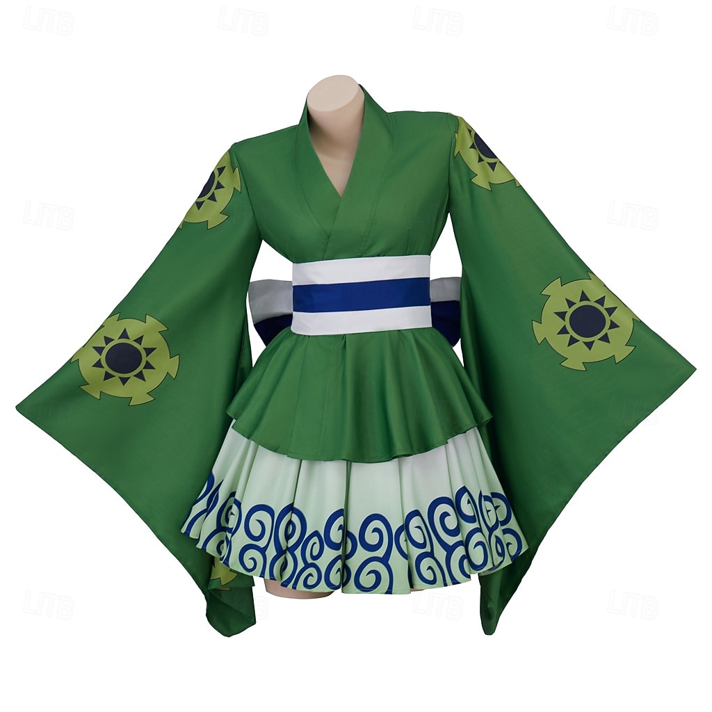 Havsäventyrare Stråhattpirat Animé Klänningar Kläder Maskerad Cosplay-kostymer Kimono Anime Expo Kostym Till Dam Vuxna 2026 - $55.99 –P4