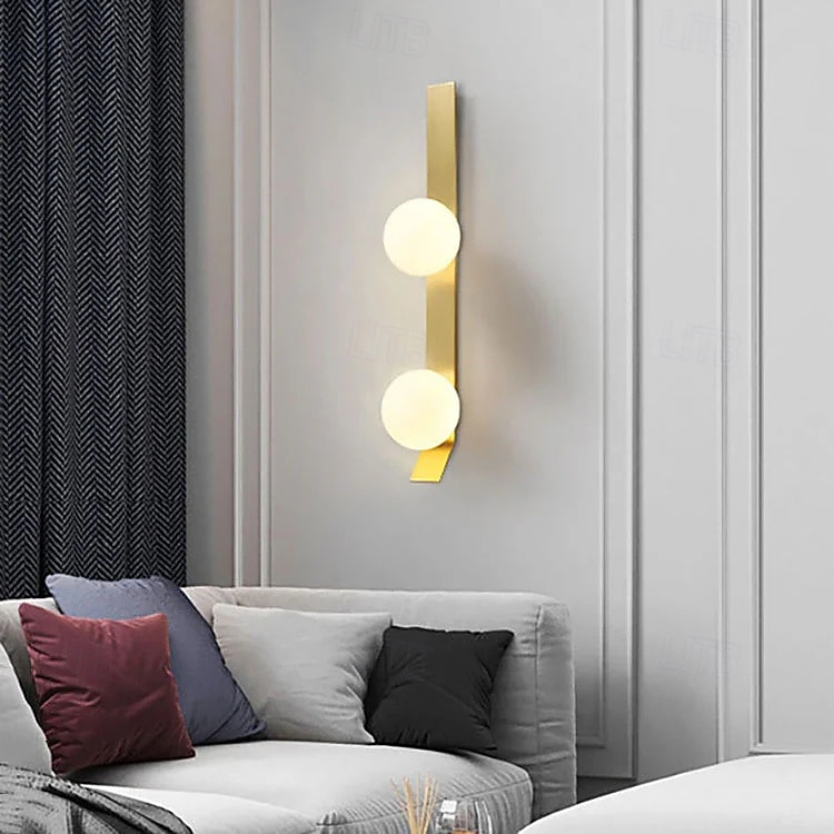 moderni led-seinävalaisin lasipallo kultainen sisävalaisin seinävalaisin käytävä käytävä sali makuuhuone keittiö pyöreä koristevalot, huone 2026 - $141.79 –P4