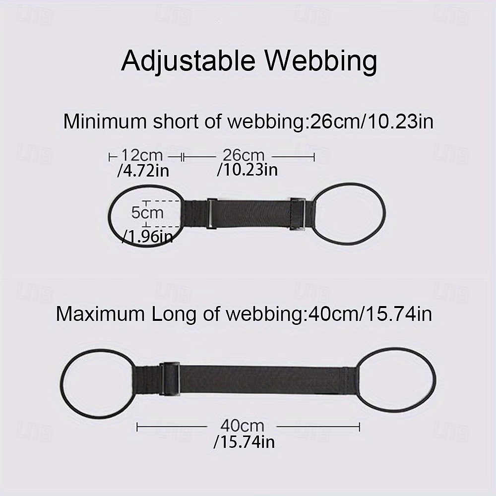 Conjunto de 4 cintas de bagagem ajustáveis e resistentes com trava de segurança para malas, bolsas de viagem e mochilas. Cintas de viagem confiáveis para homens e mulheres, que previnem a perda de de 2026 por $16.99 –P5