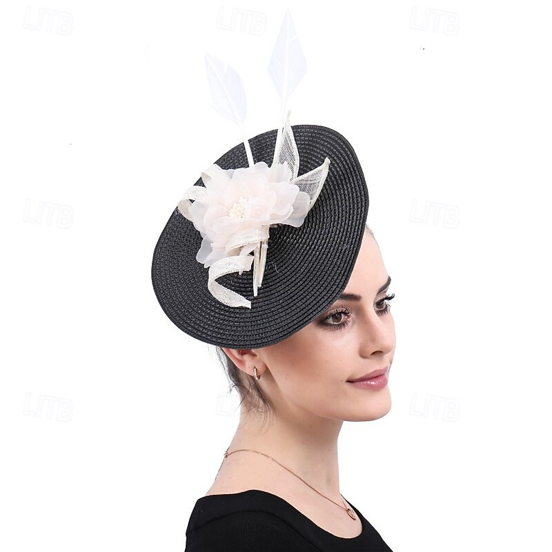 Fascinators Polyester Wedding Birthday Elegant Vintage Cute With Floral Headpiece Headwear 2026 - $34.99 –P1