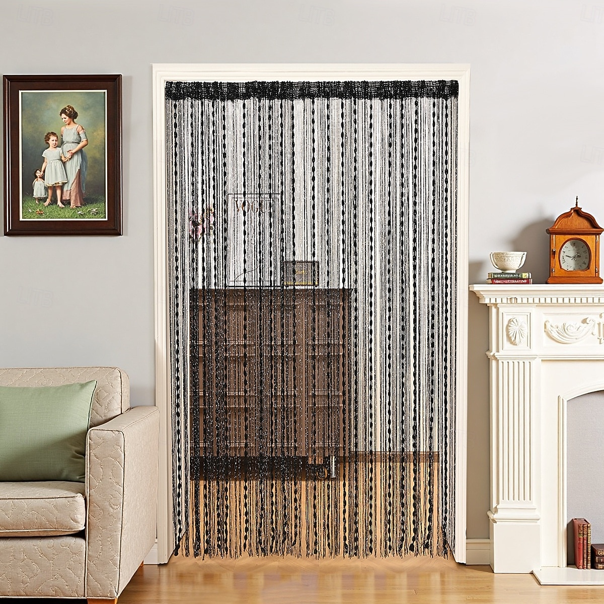 2026年 出入り口用のストリングカーテン、キラキラビーズカーテン、ドア、タッセルビーズ、吊り下げフリンジ、ヒッピー、吊り下げパティオタッセルスクリーン、部屋の装飾、窓、壁の背景、ドア  コレクション – $17.99 –P5