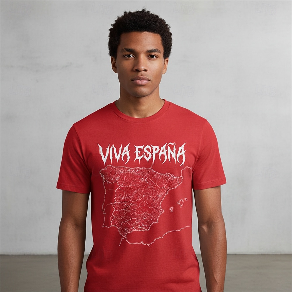 Partita mondiale di calcio 2026 Abiti Maglietta grafica Football americano Tifoso di calcio spagnolo Patriotico Corte per Unisex Adulti Stampa 3D  per Sport all'Aperto del 2026 a $18.99 –P5
