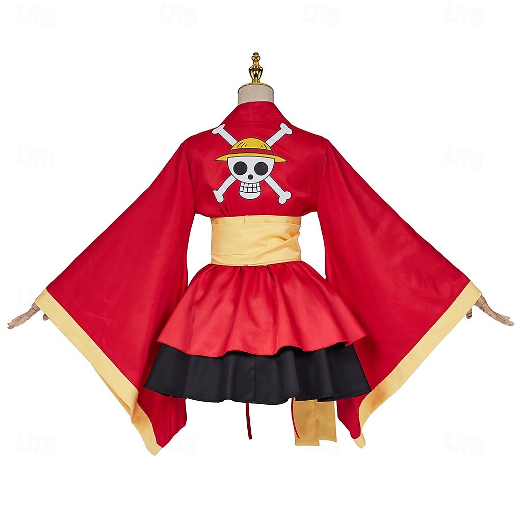 Óceáni kalandor Szalmakalapos kalóz Anime Ruhák Felszerelések Álarcosbál Cosplay öltönyök Kimonó Mindszentek napja Anime Expo Jelmez Kompatibilitás Női Felnőttek 2026 - $60.99 –P3