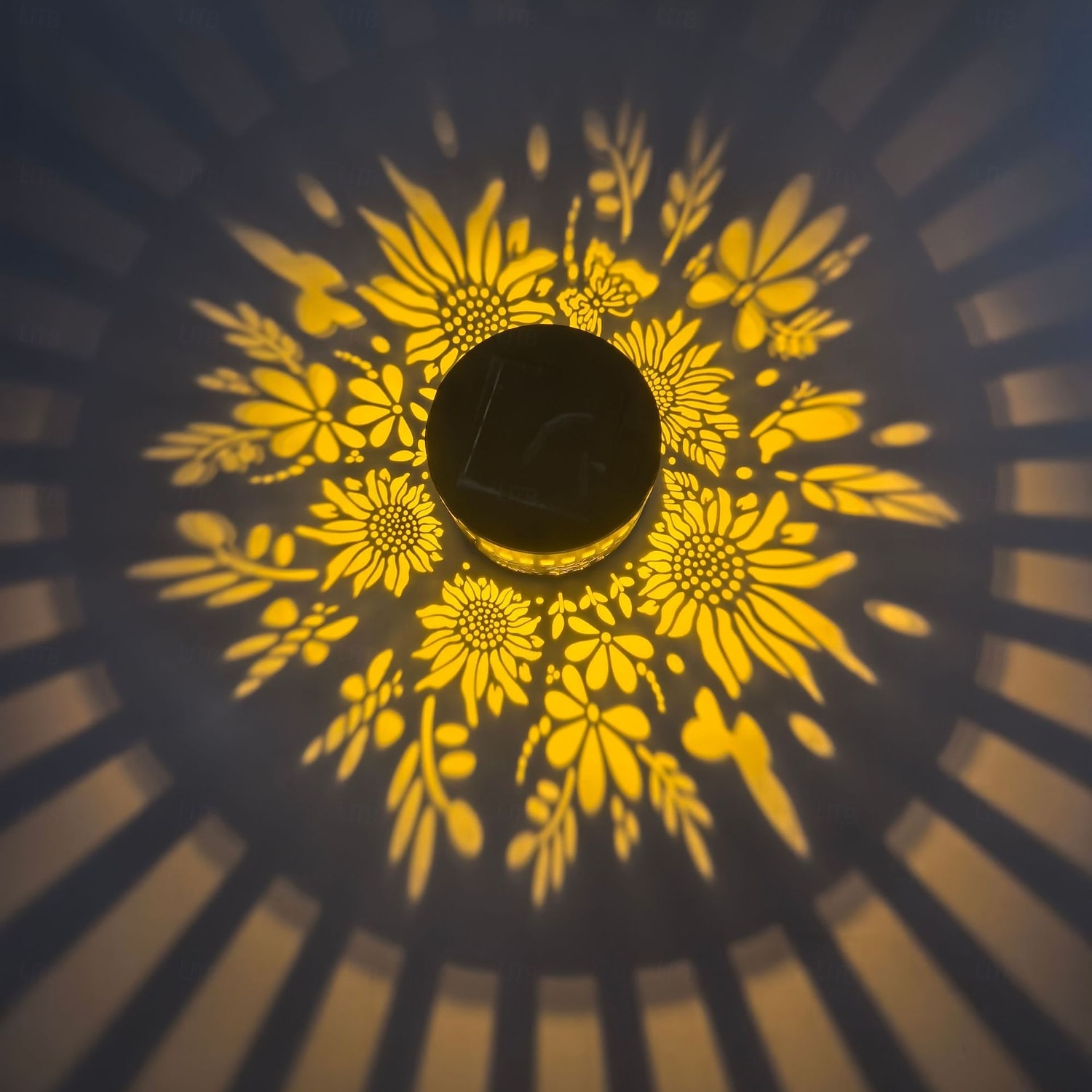 1 pachet felinar solar suspendat pentru exterior, felinare decorative metalice de grădină, lumină LED alb cald, impermeabilă, iluminat peisagistic pentru masă, alee, petrecere, curte 2026 - $17.99 –P4