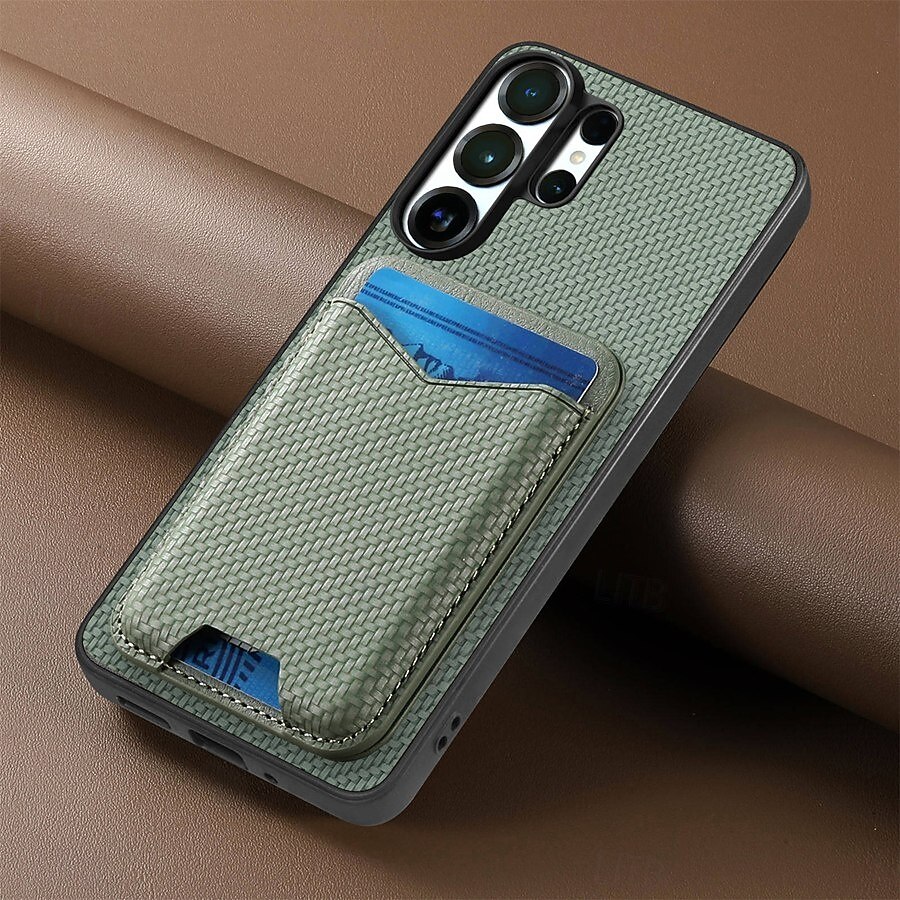 telefon Maska Pentru Samsung Galaxy S26 S26 Plus S26 Ultra Capac Spate Portofel Card rezista Suport Inel Cataramă inel Retro TPU PU piele 2026 - $12.99 –P11