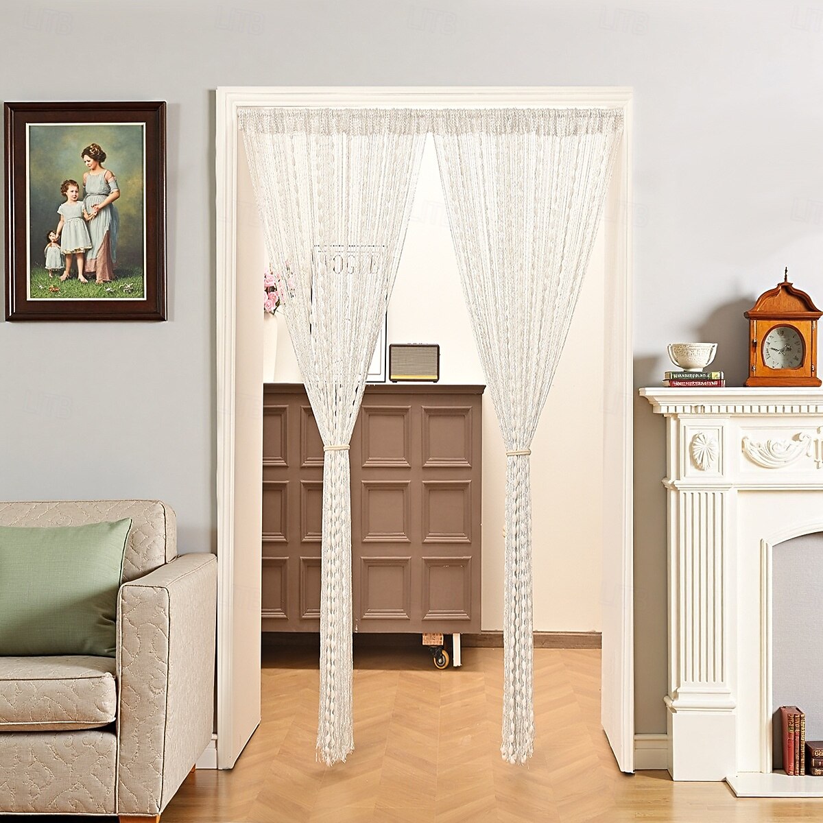 2026年 出入り口用のストリングカーテン、キラキラビーズカーテン、ドア、タッセルビーズ、吊り下げフリンジ、ヒッピー、吊り下げパティオタッセルスクリーン、部屋の装飾、窓、壁の背景、ドア  コレクション – $17.99 –P14