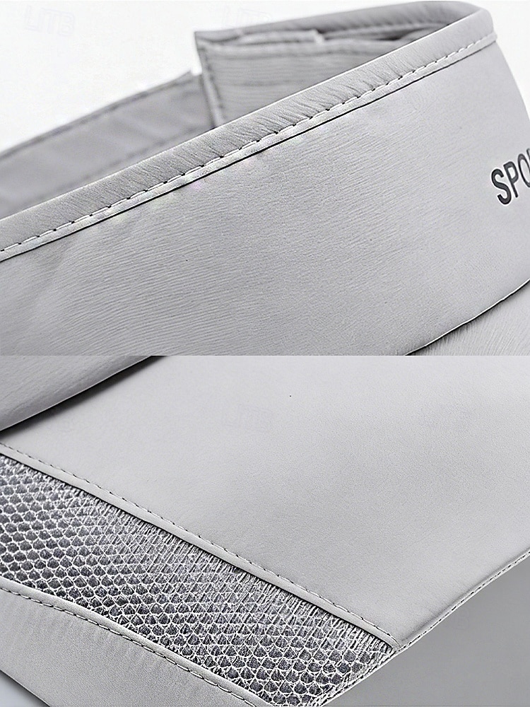 Γυναικείο ρυθμιζόμενο καπέλο ηλίου σε πολλά χρώματα από πολυεστέρα, αθλητικό καπέλο με αναδιπλούμενο γείσο, για γκολφ, τρέξιμο, τένις και casual υπαίθρια αθλητικά ρούχα 2026 - $11.99 –P10