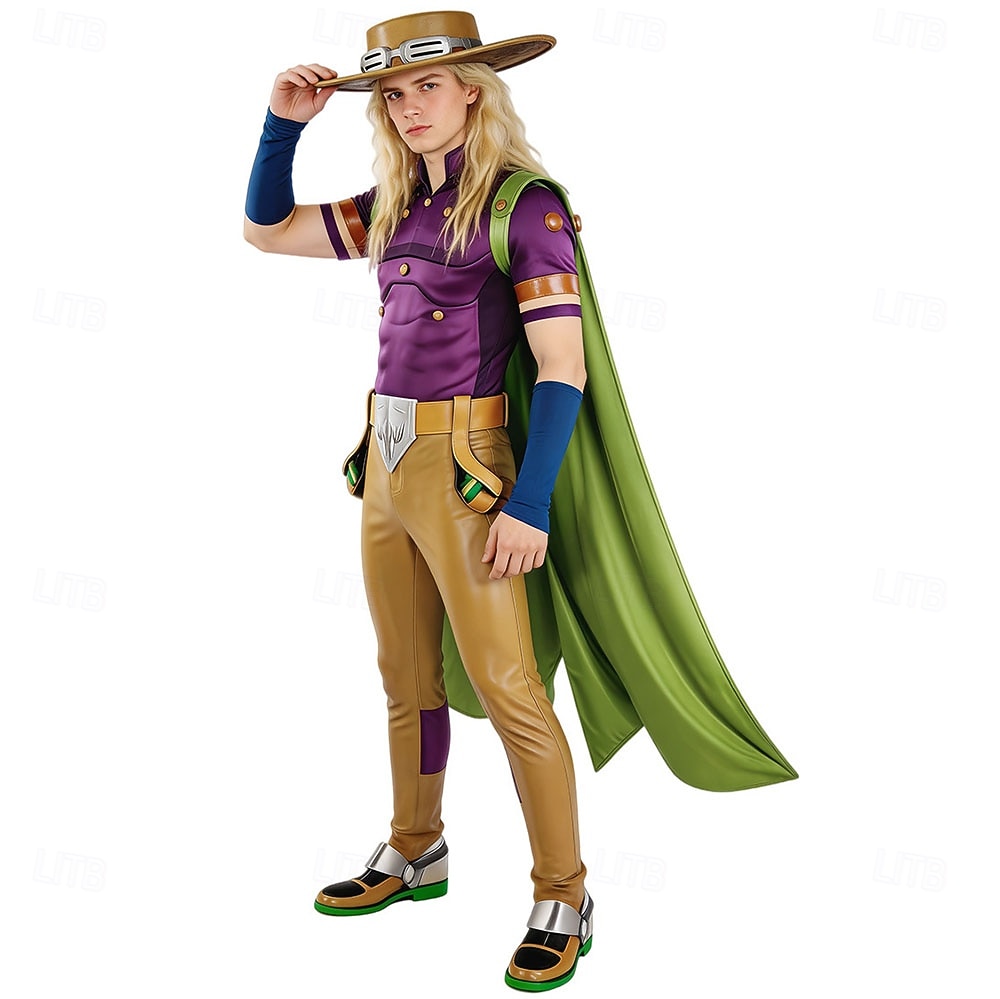 Eroe drammatico dei manga Anime Abiti Abiti Cosplay Halloween Mascherata Anime Expo Body / Tutina Mantello Cappello Per Per uomo Bambini Adulti del 2026 a $55.99 –P4