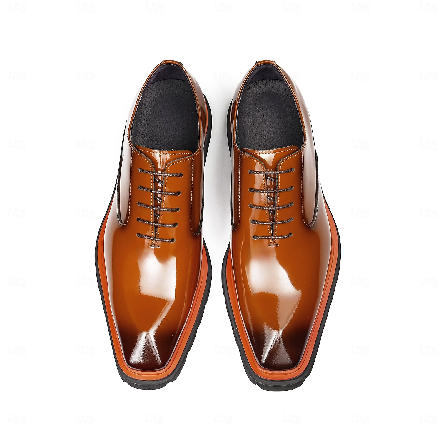 Chaussures derby classiques pour hommes, 100 % cuir de première qualité, finition polie, confortables et élégantes, idéales pour les affaires, les mariages et les occasions formelles. de 2026 ? $109.99 –P1