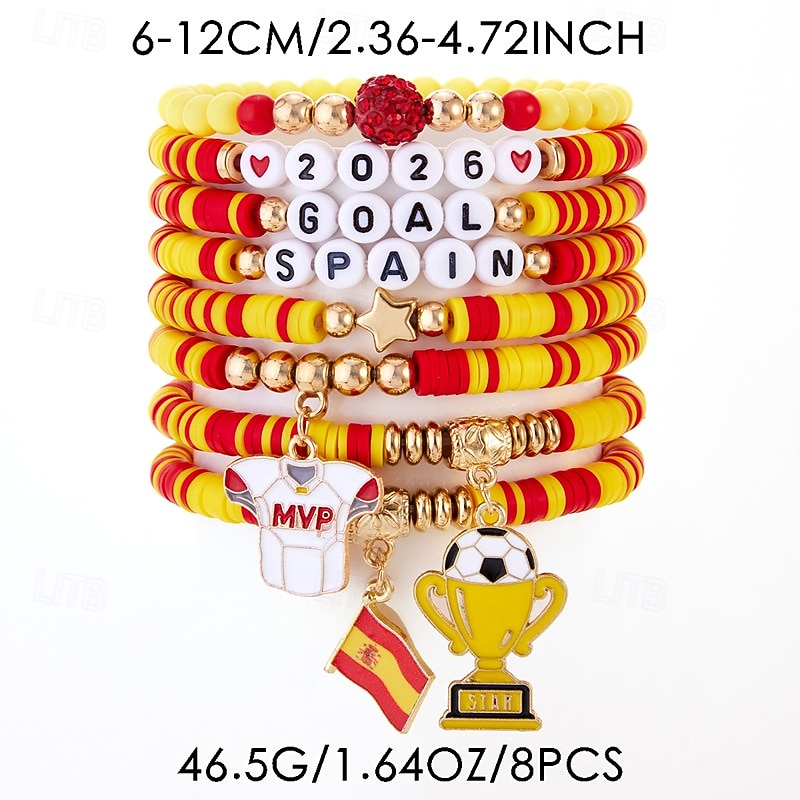 Världsfotbollsmatch 2026 armband Fotbollsmamma Fläkt Cosplay Vuxna Dam Maskerad Fest Fotbollsmatch Fotbollsevenemang Klä ut 2026 - $15.99 –P4