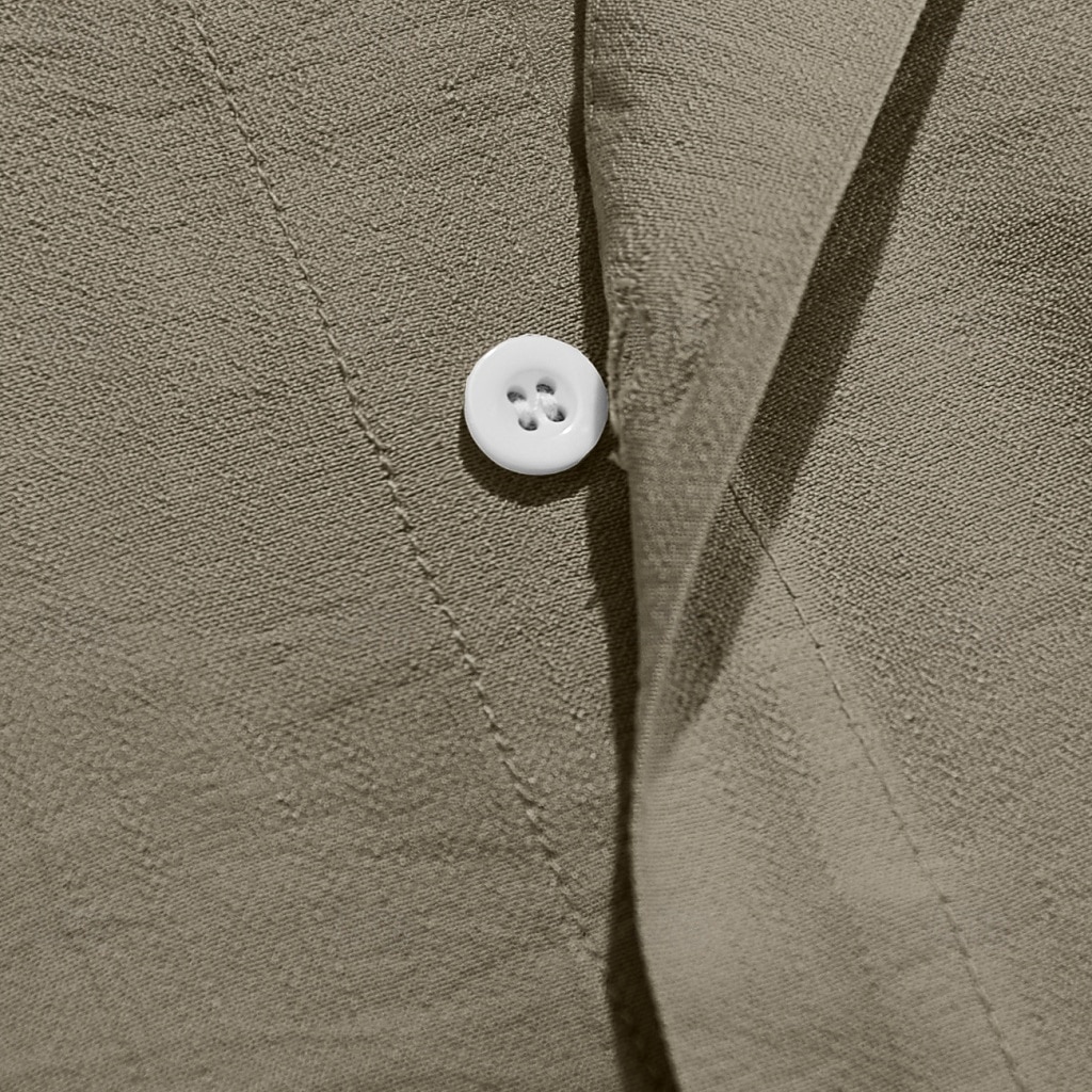 Per uomo Camicia Camicia di lino Camicia con Bottoni Tinta unica All'aperto Vacanza Nero Bianco Verde chiaro Verde scuro Manica Corta Colletto a Camicia Estate Primavera Abbigliamento Tasca del 2026 a $25.99 –P7