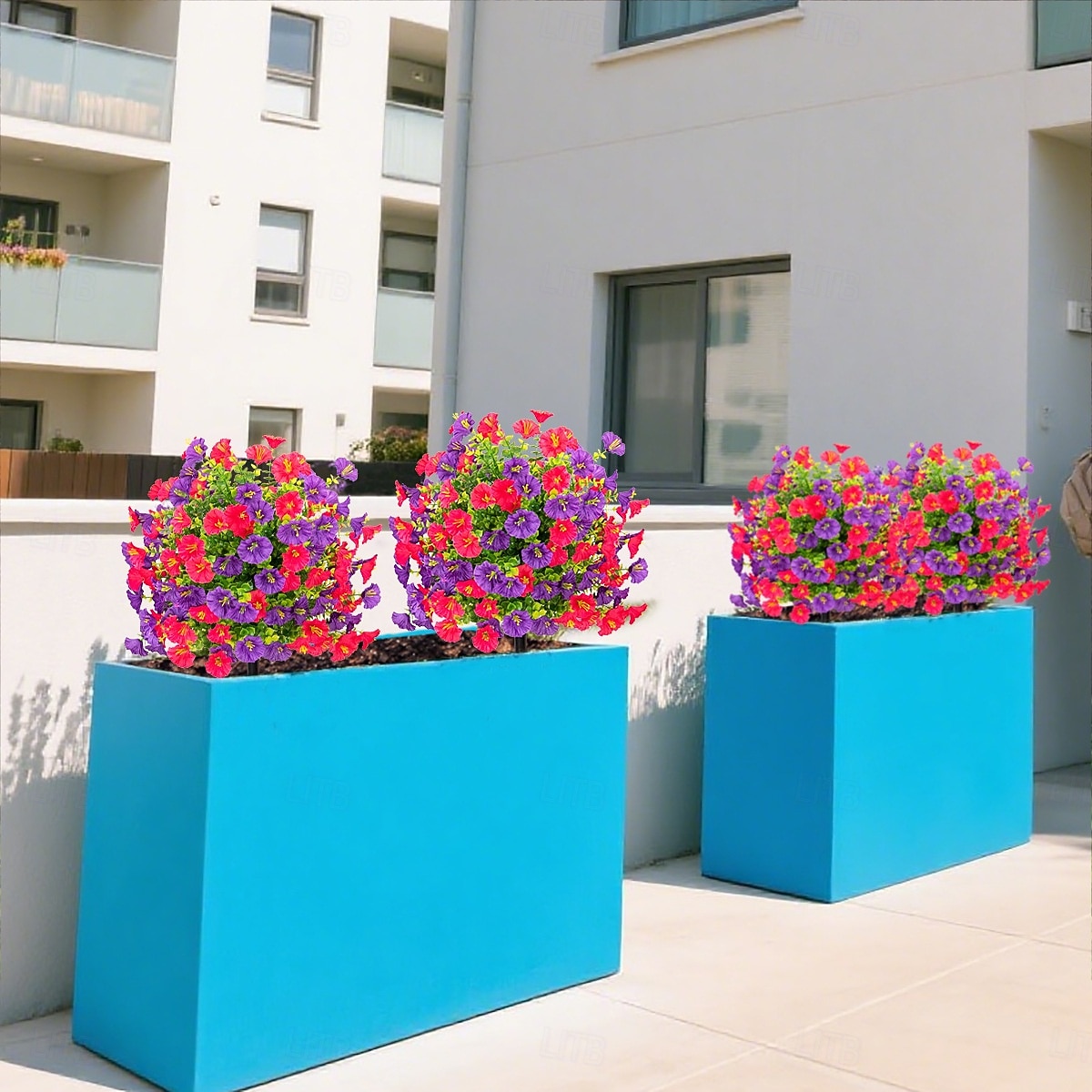 20-дюймовый колышек для искусственных цветов, декоративный садовый колышек для ипомеи, разноцветный, для двора. &газон, прочный пластик, не выцветающий, всесезонное украшение 2026 - $25.99 –P6