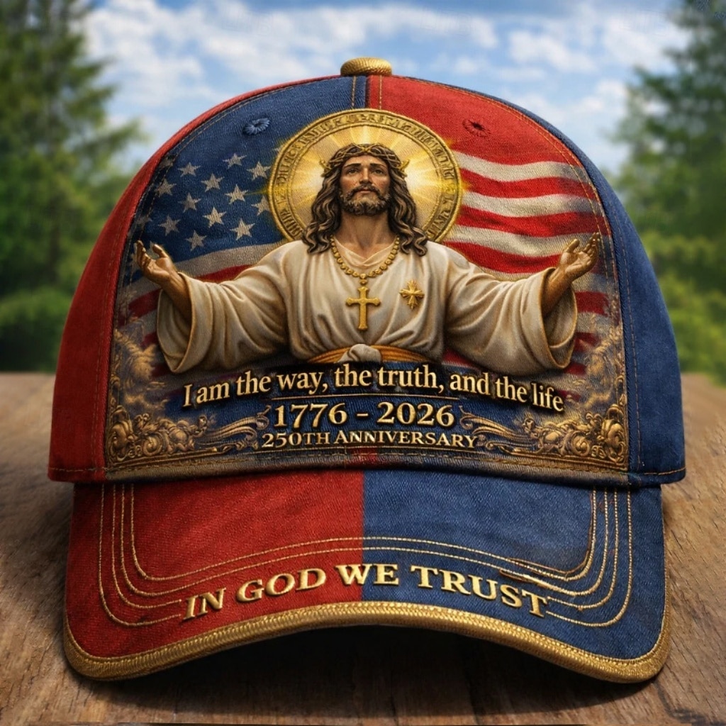 Муж. Бейсболка Шляпа от солнца Синий Красный Полиэстер Пэчворк Мода Уличный стиль На каждый день Повседневные на открытом воздухе Отпуск Американский флаг США Цитаты и выражения 2026 - $13.49 –P3