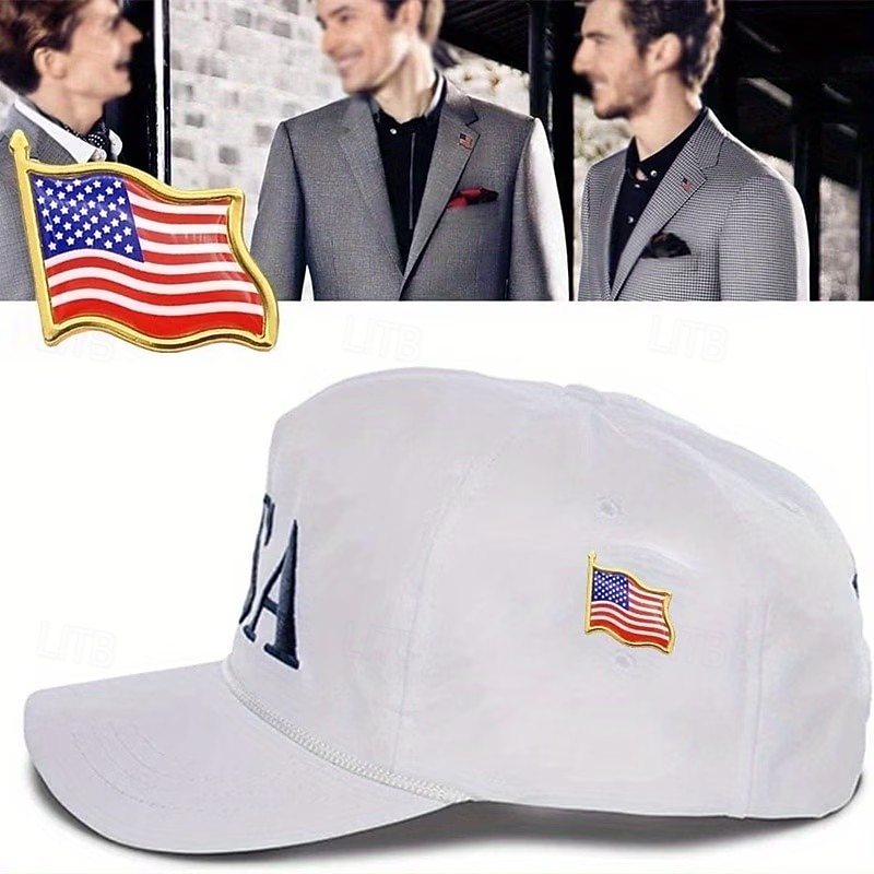 spille da bavero con bandiera americana patriottica – spille smaltate con la bandiera degli Stati Uniti che sventola per giacche, abiti &magliette – 4 luglio, giorno dell'indipendenza, 250° del 2026 a $15.99 –P8