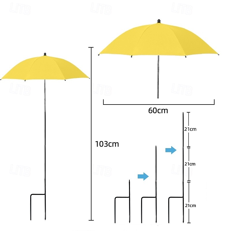ομπρέλα για σκίαστρο εξωτερικού χώρου για φυτά, ρυθμιζόμενο στέγαστρο κήπου, εξωτερική ομπρέλα προστασίας φυτών με ένθετο εδάφους, κατάλληλη για όλες τις εποχές 2026 - $25.99 –P5