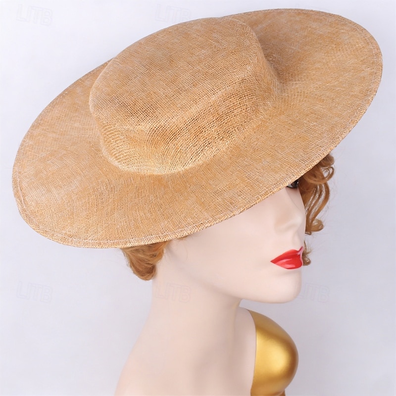 fascinators Sinamay Bryllup Bursdag Elegant Årgang Med Tyll Hodeplagg Hodeplagg 2026 - $17.49 –P8