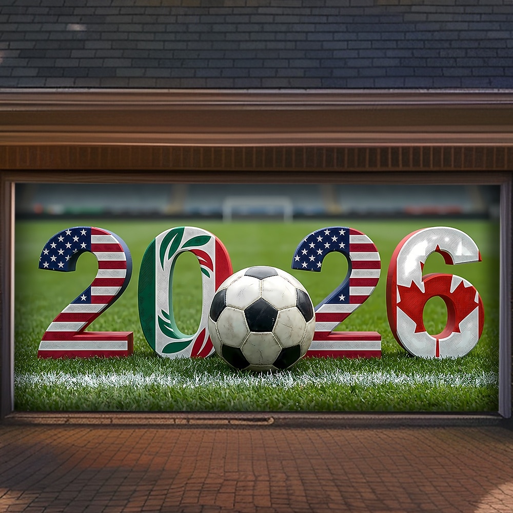 Tapestry Garage Door Cover Large Hanging Backdrop Football Sports 3D Party Outdoor Shooting Backgrounds Front Door Home Decor 2026 - $49.99 –P1