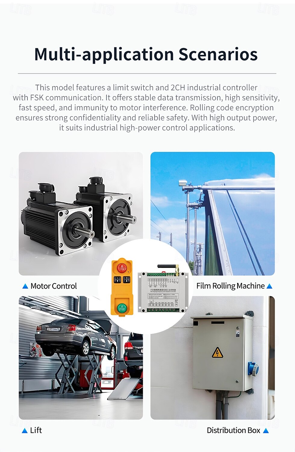 AC100V-400V 2CH Hopping Frequency 30A Remote Control Switches 220V 2Relay Receiver 2026 - $66.99 –P2