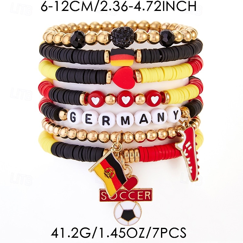 Världsfotbollsmatch 2026 armband Fotbollsmamma Fläkt Cosplay Vuxna Dam Maskerad Fest Fotbollsmatch Fotbollsevenemang Klä ut 2026 - $15.99 –P5