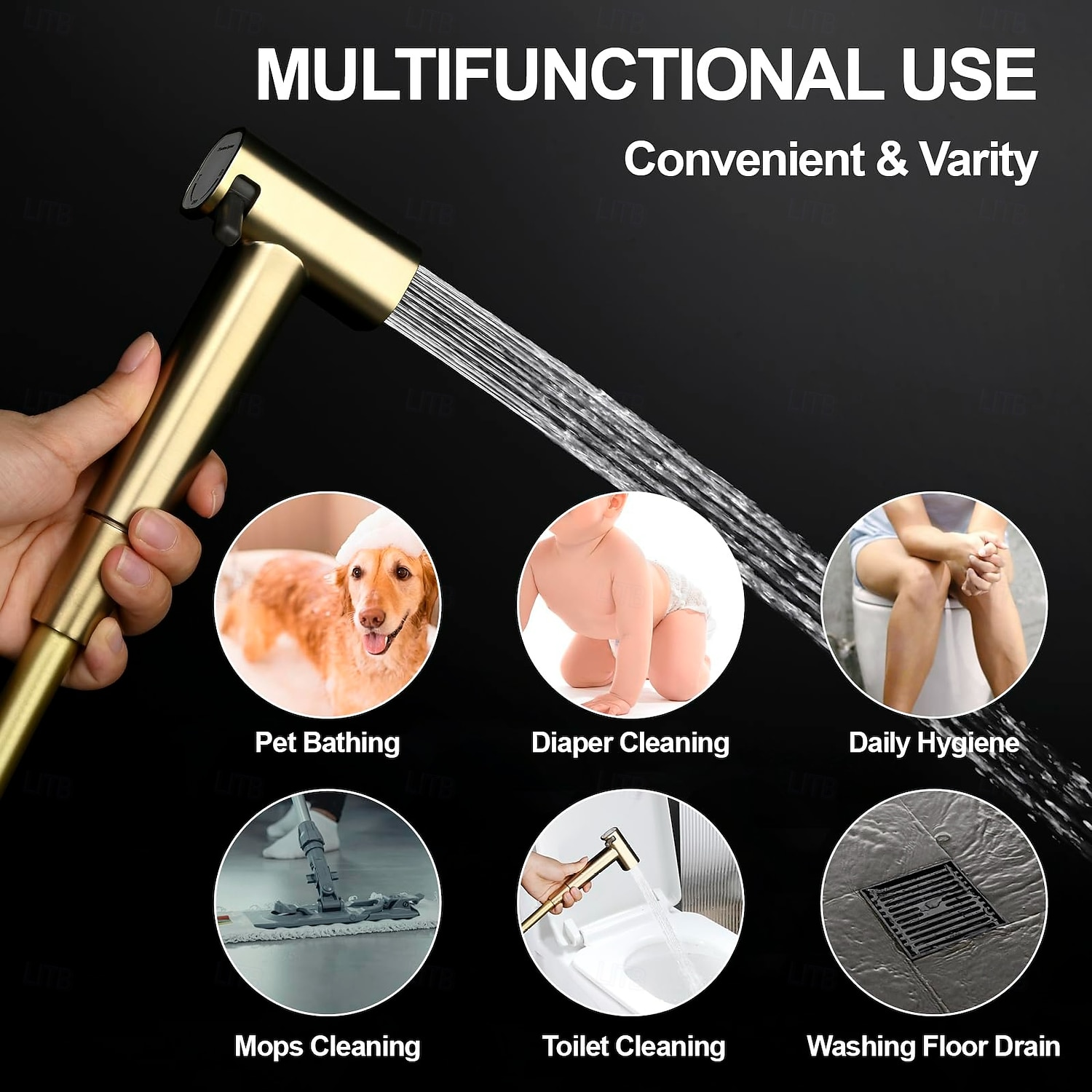 סט ריסוס בידה חם וקר מוסתר לאסלה, מרסס בידה ידני לאסלה, מרסס בידה ידני לשירותים, מים חמים 2026 - $261.24 –P3