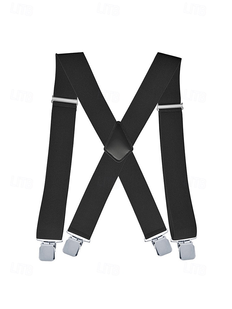 Elastiske justerbare seler i polyester for menn i flere farger for bryllupsfester, kontorpendling, forretningsantrekk og formell bruk 2026 - $14.99 –P4