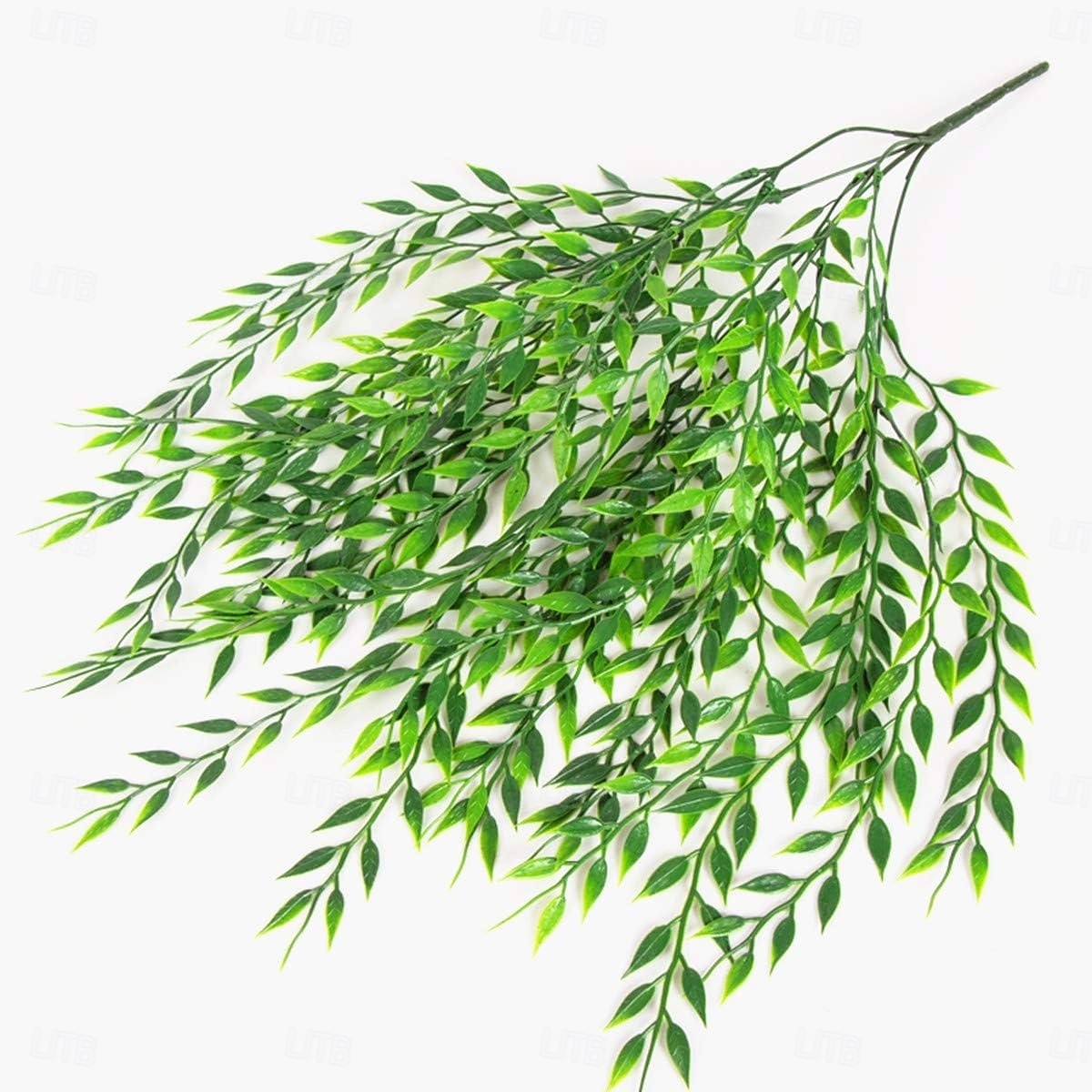 8 kusů umělé vrby, UV odolné plastové rostliny, zeleň, listy, umělá závěsná réva, umělý břečťan, pro domácnost, interiér, exteriér, zahradu, dveře, zeď, DIY, košík, výplň do květináčů, svatební, 2026 - $16.99 –P8