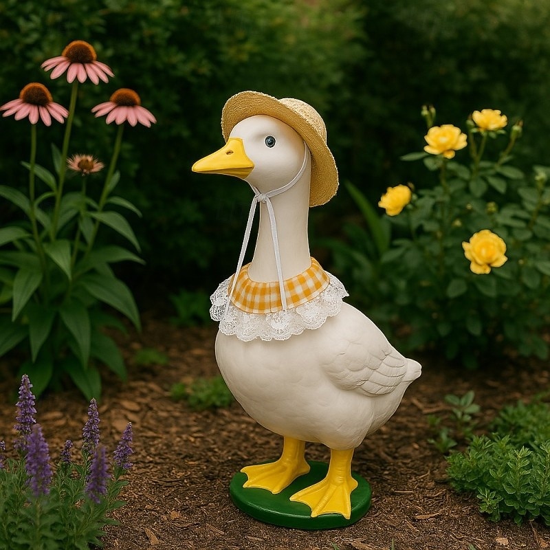 Porch Goose Outfit, Goose Clothes for 23-25" Garden Goose Statue, Spring Summer Outdoor Yard Decor Accessories, Outfit Only, Goose Not Included 2026 - $9.99 –P5