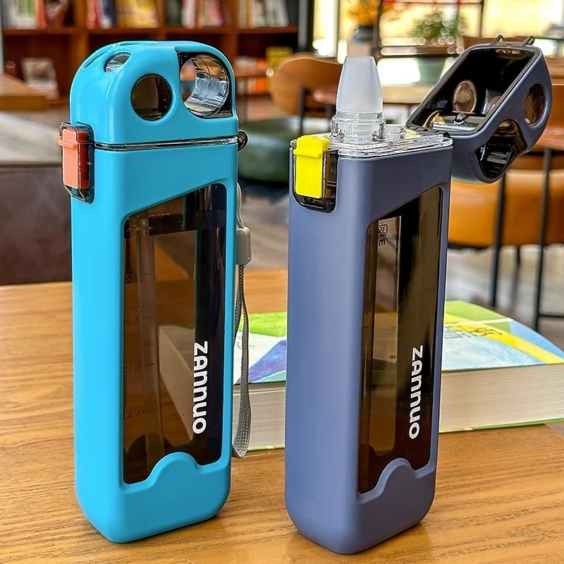 350ml Plastic Water Bottle Leak-proof Square Cup Sports Bottle with Lockable Lid and Measurements for Outdoor Sports Travel Cup Sports Bottle with Lockable Lid&Scale for Outdoor Sports Travel Cup 2026 - $19.99 –P4