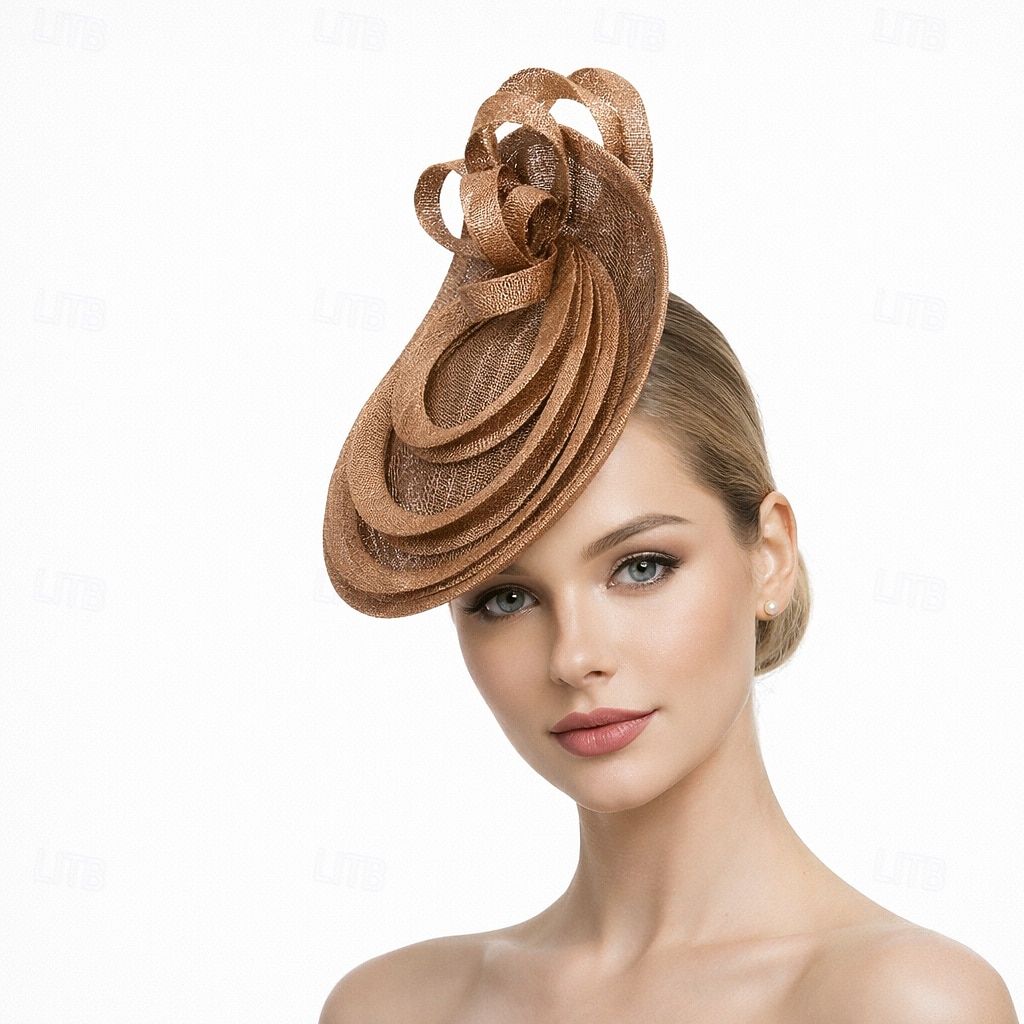 Derby Cappello Fascinator affascinante Gentildonna Costume Per donna Derby Ascot Festival delle corse di cavalli Adulti Cappello Estate Primavera del 2026 a $60.99 –P11